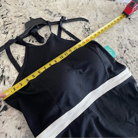 Torrid Black and White Stripe High Neck Multi-Strap Swimsuit 3X NWT - Picture 11 of 13